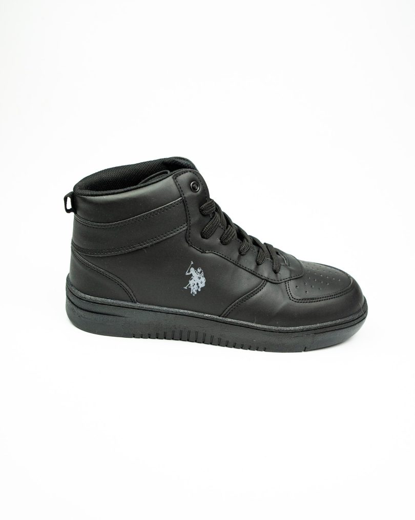 U. S. Polo Assn 101389889 Aristo Hi Siyah Erkek Bilekli Sneaker - Görsel 2