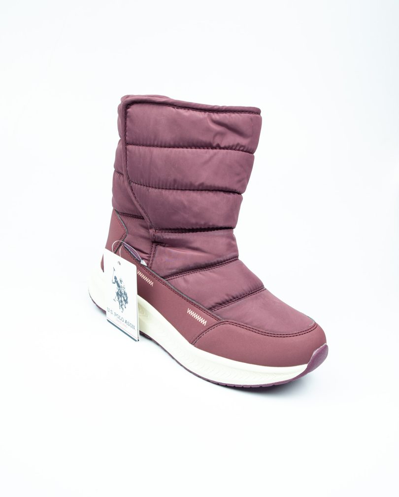 U. S. Polo Assn 101392385 Vocal Bordo Waterproof Kadın Kar Botu