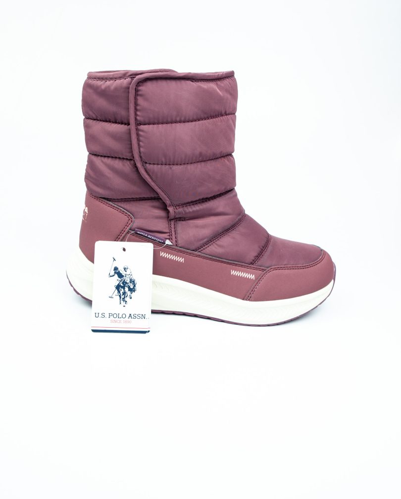 U. S. Polo Assn 101392385 Vocal Bordo Waterproof Kadın Kar Botu - Görsel 2