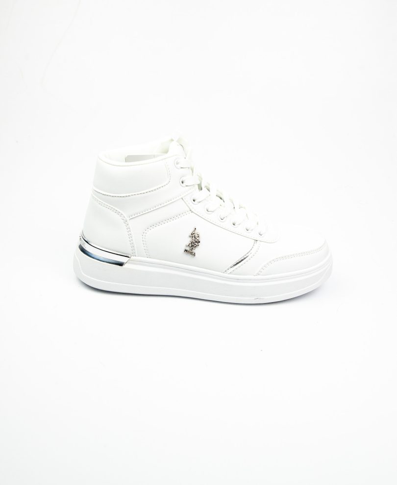 U. S. Polo Assn 101397720 Alon Beyaz Bilekli Kadın Sneaker - Görsel 2