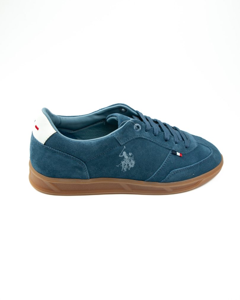 U. S. Polo Assn 101947787 Delphi Mavi Deri Erkek Sneaker - Görsel 2