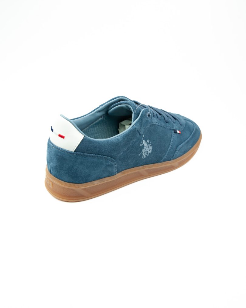 U. S. Polo Assn 101947787 Delphi Mavi Deri Erkek Sneaker - Görsel 4