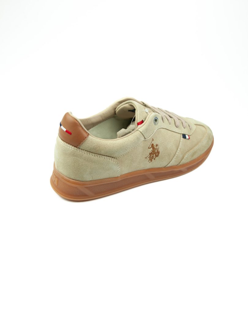 U. S. Polo Assn 101952390 Delphi Bej Deri Erkek Sneaker - Görsel 4